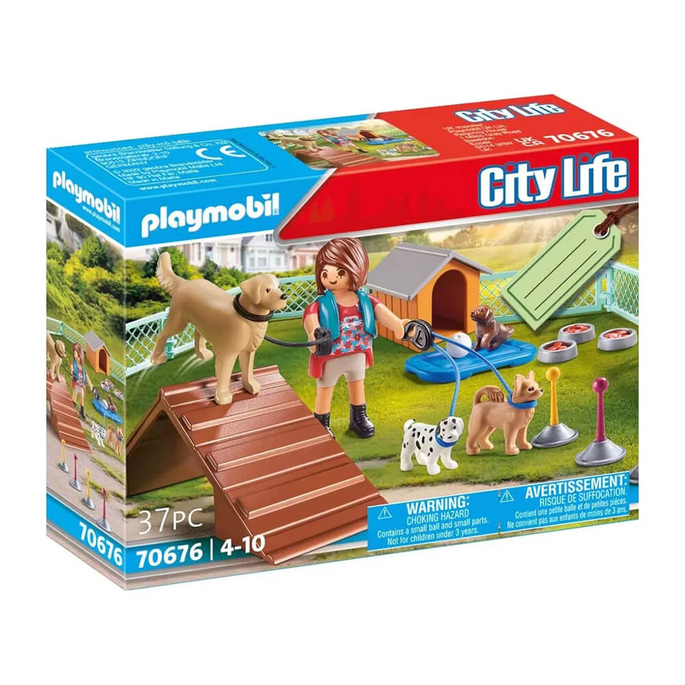 PLAYMOBIL City Life Dog Trainer Gift Set (70676)