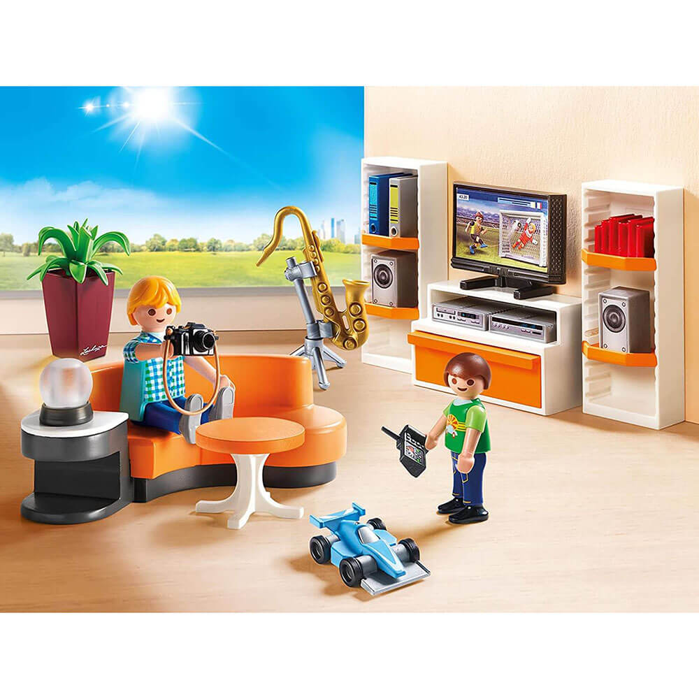 Playmobil City Life Family Room Playset