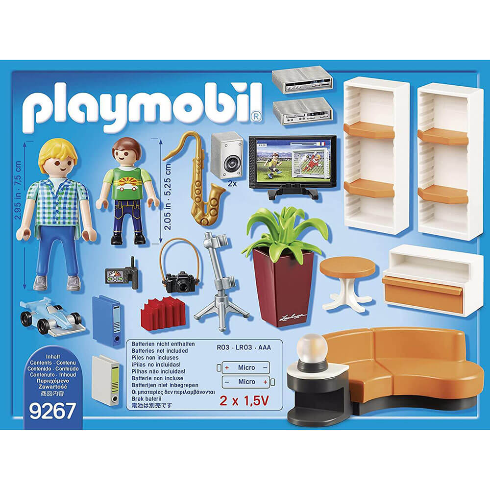 Playmobil City Life Family Room Playset