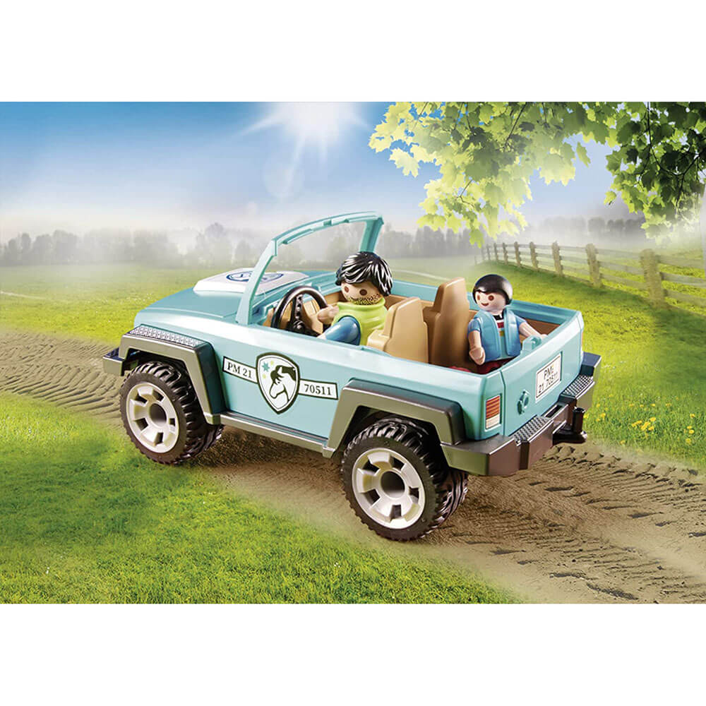 Playmobil Country Car with Pony Trailer Set (70511)