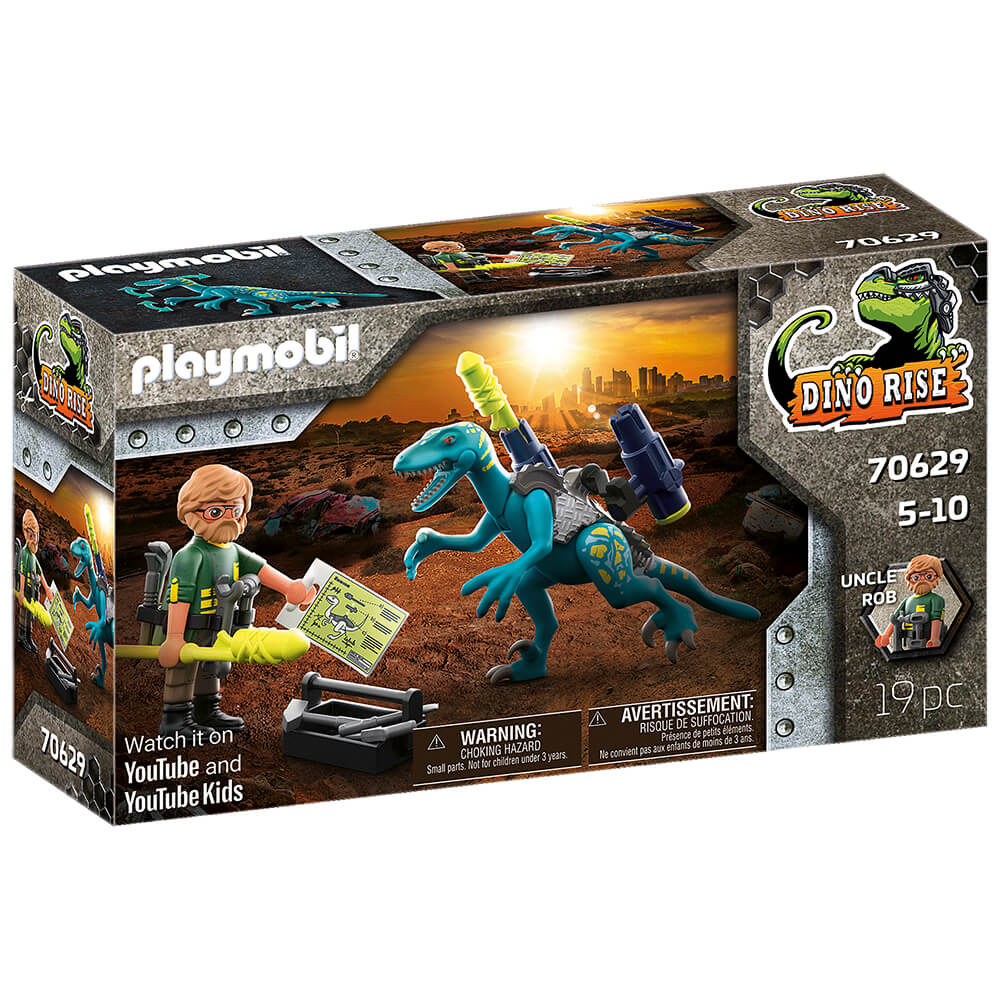 PLAYMOBIL Dinos Deinonychus:  Ready for Battle (70629)