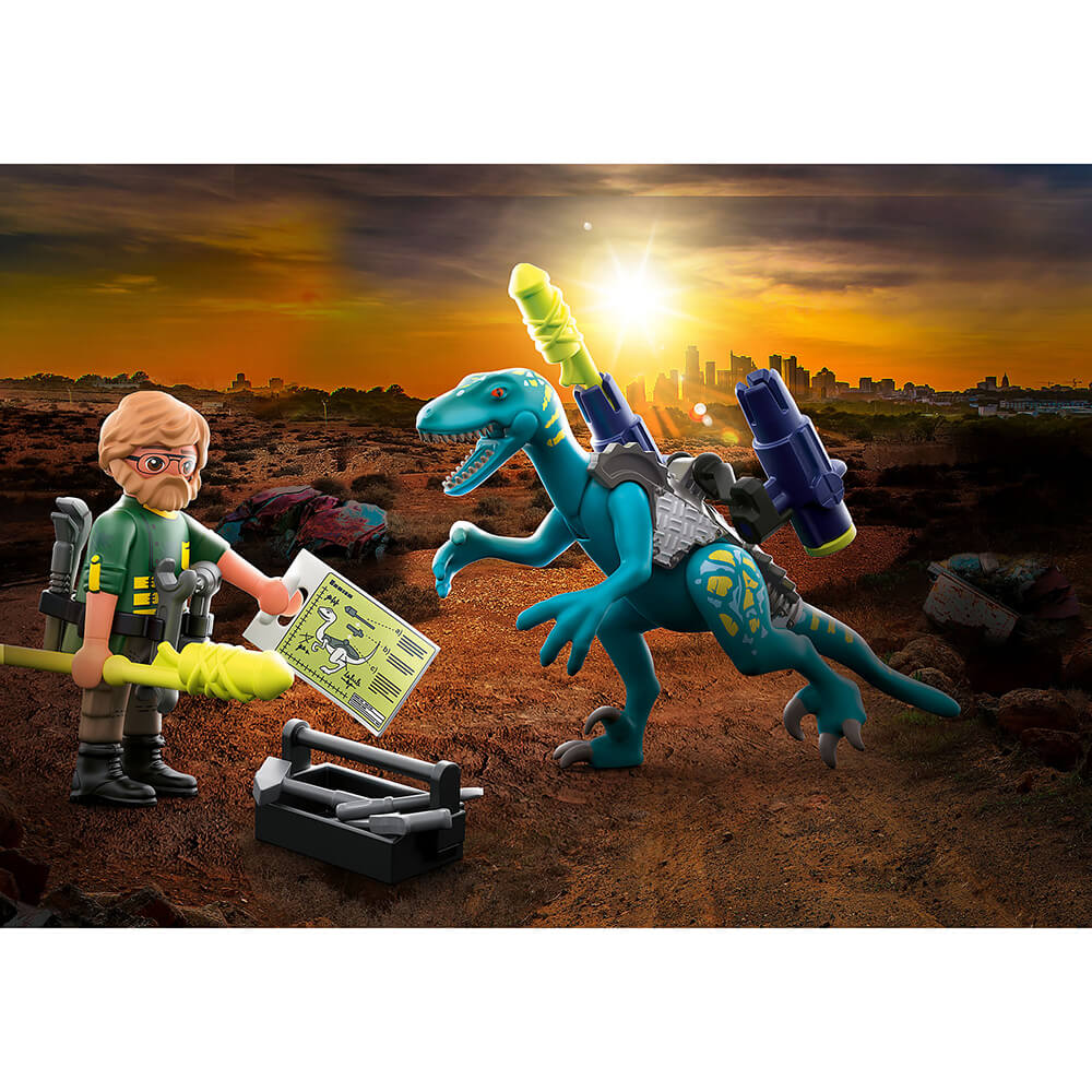 PLAYMOBIL Dinos Deinonychus:  Ready for Battle (70629)