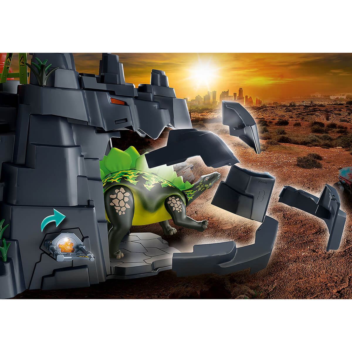 PLAYMOBIL Dinos Dino Rock Playset (70623)