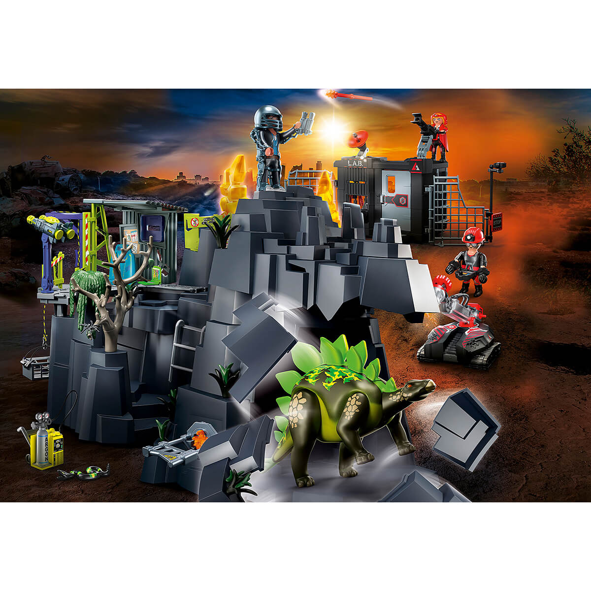 PLAYMOBIL Dinos Dino Rock Playset (70623)