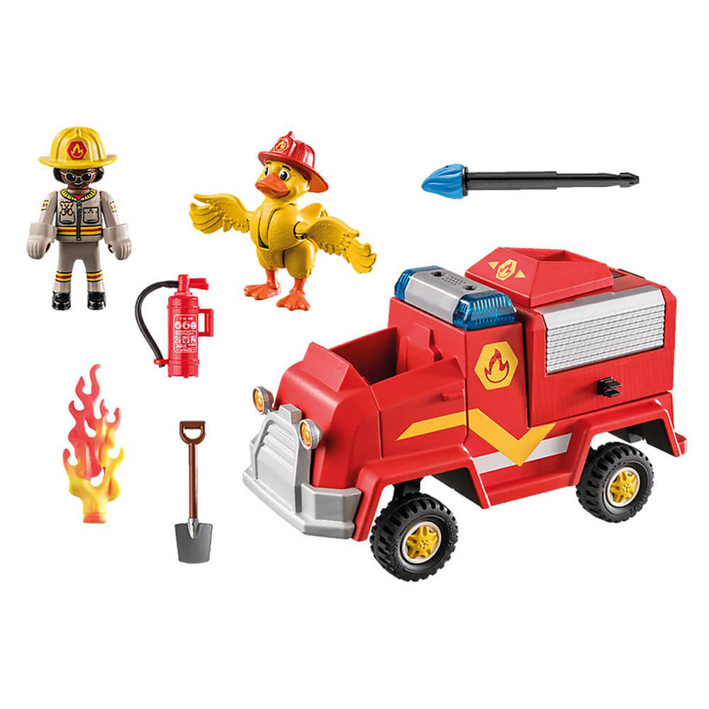 Playmobil Duck on Call Fire Brigade Emergency Vehicle Playset