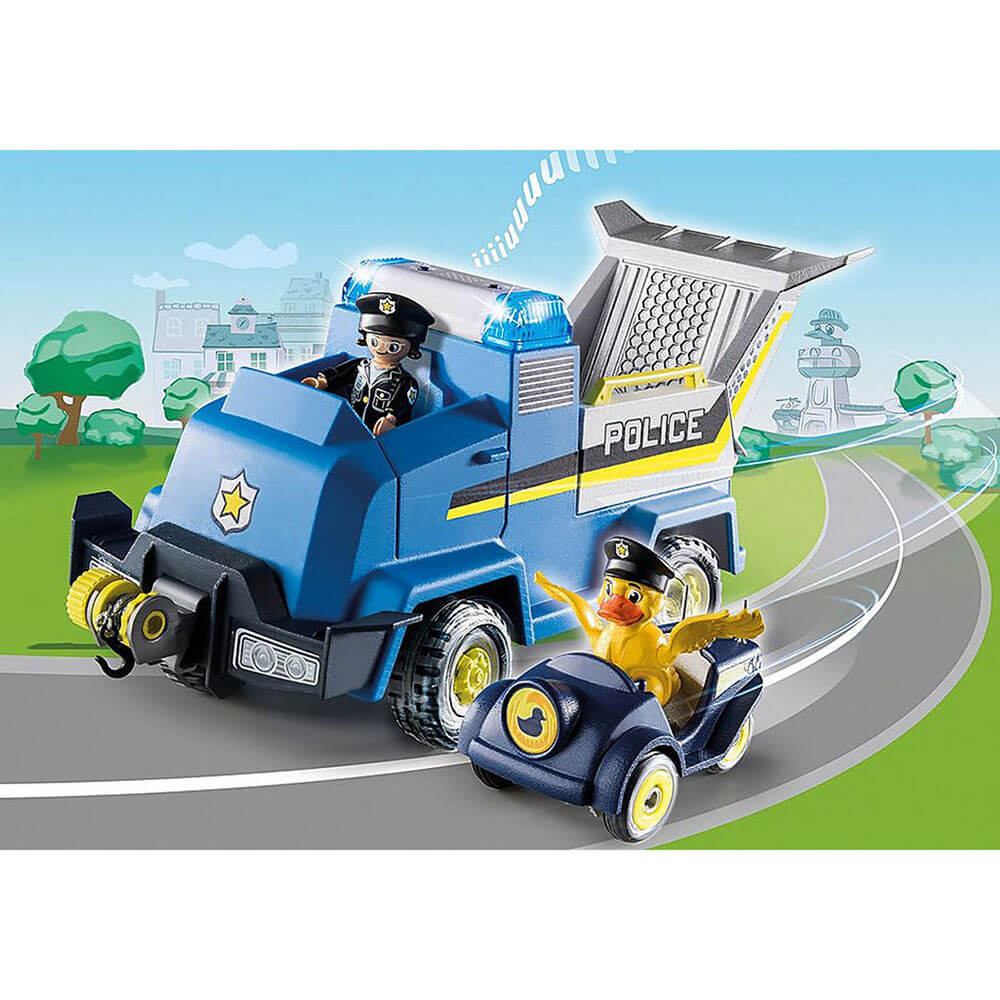 Playmobil Duck on Call Police Emergency Vehicle Playset