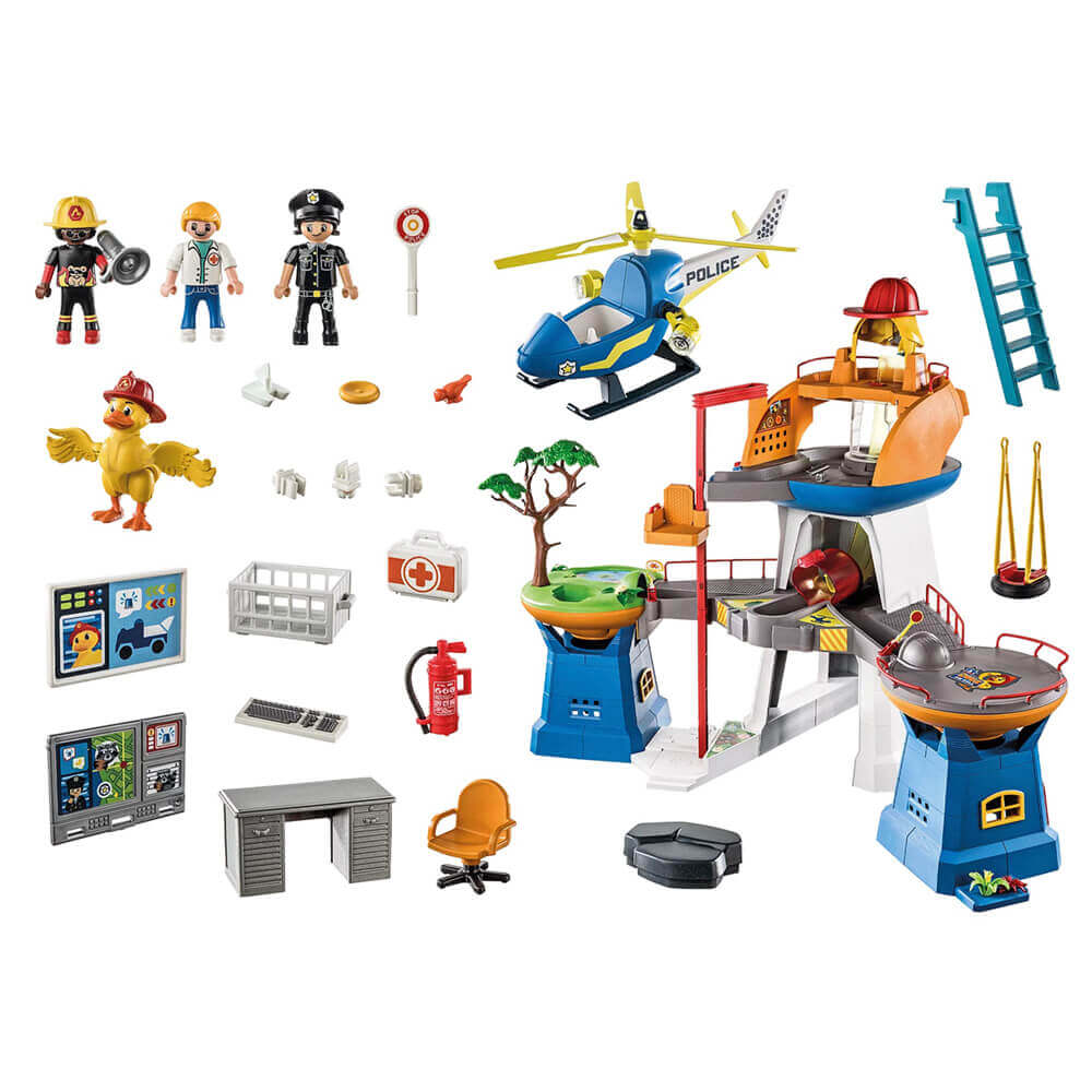 Playmobil DUCK ON CALL The Headquarters Playset (70910)