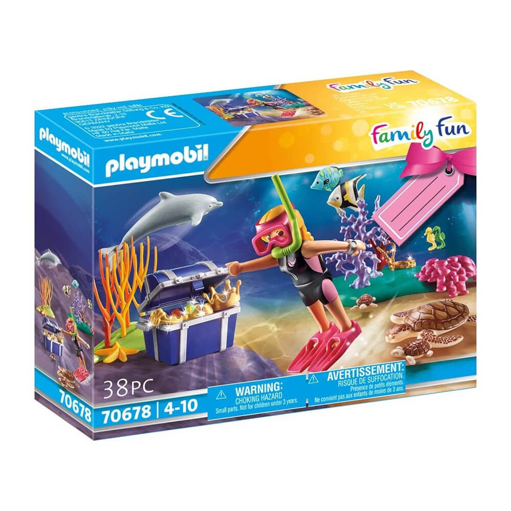 PLAYMOBIL Family Fun Treasure Diver Gift Set (70678)