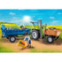 PLAYMOBIL Farm Harvester Tractor with Trailer Playset (71249)