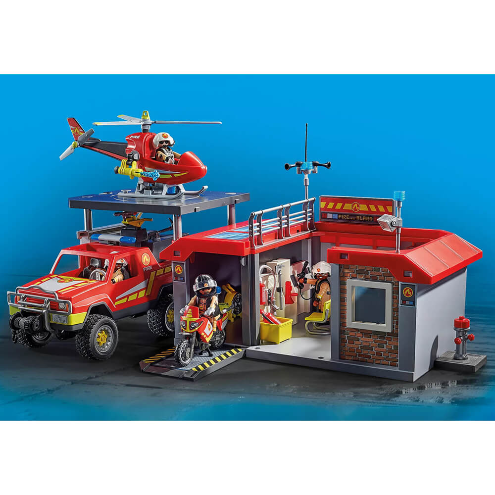 PLAYMOBIL Fire Promo Packs Fire Rescue Truck Playset (71194)