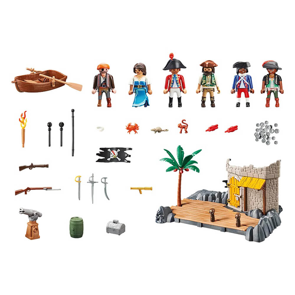 PLAYMOBIL myFigures Pirate Island  Playset (70979)