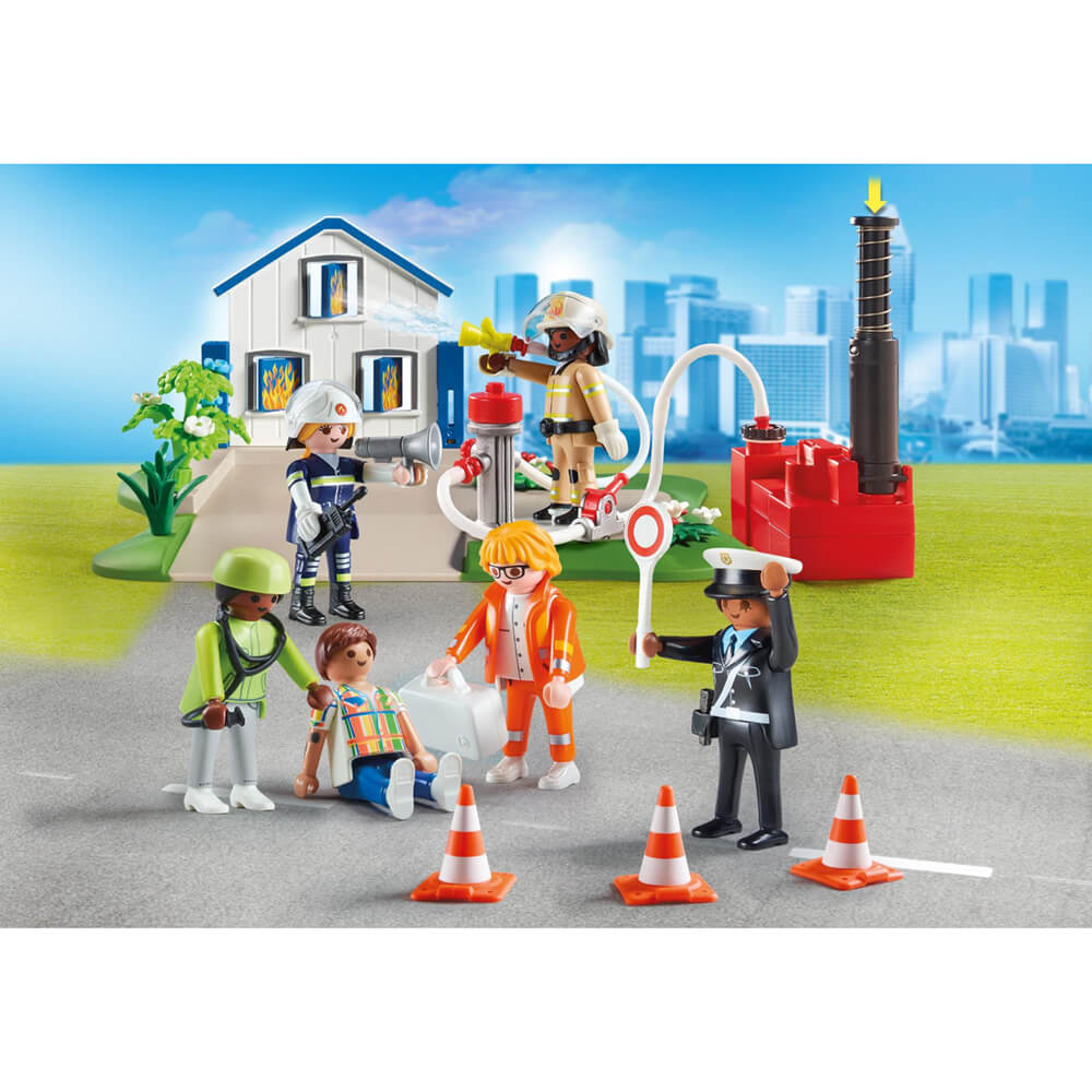 PLAYMOBIL myFigures Rescue Mission Playset (70980)