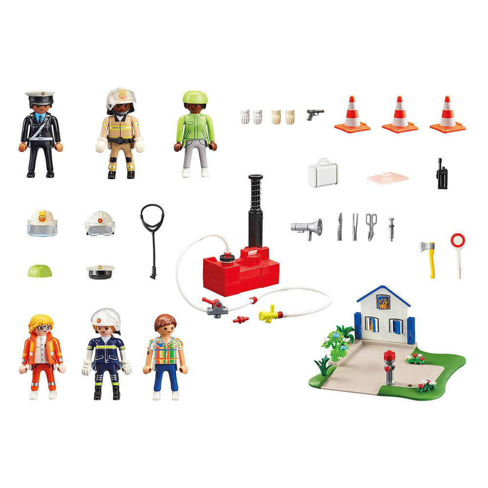 PLAYMOBIL myFigures Rescue Mission Playset (70980)