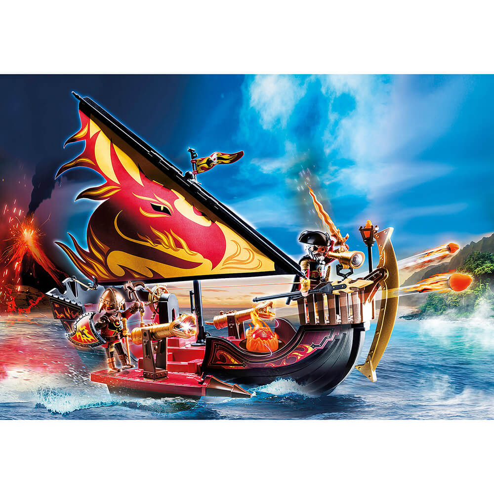 PLAYMOBIL Novelmore Burnham Raiders Fire Ship (70641)