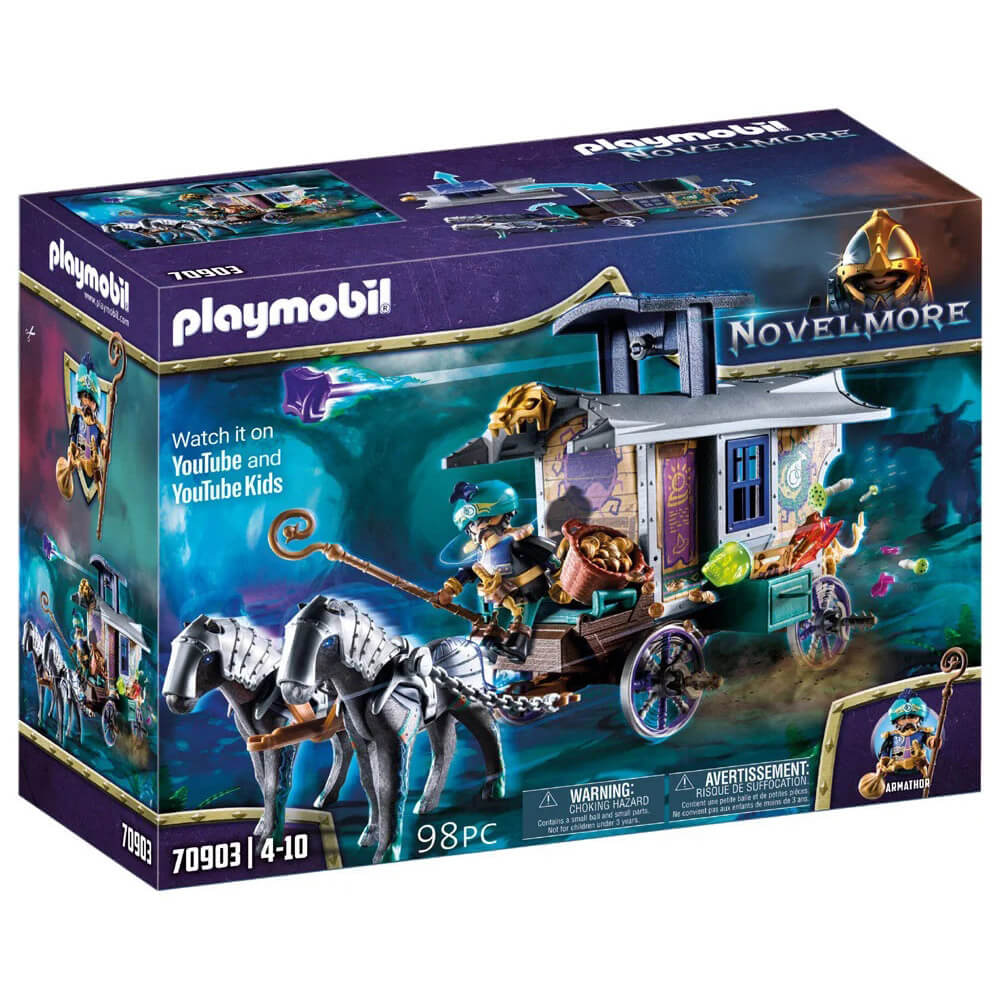 PLAYMOBIL Novelmore Violet Vale Merchant Carriage (70903)