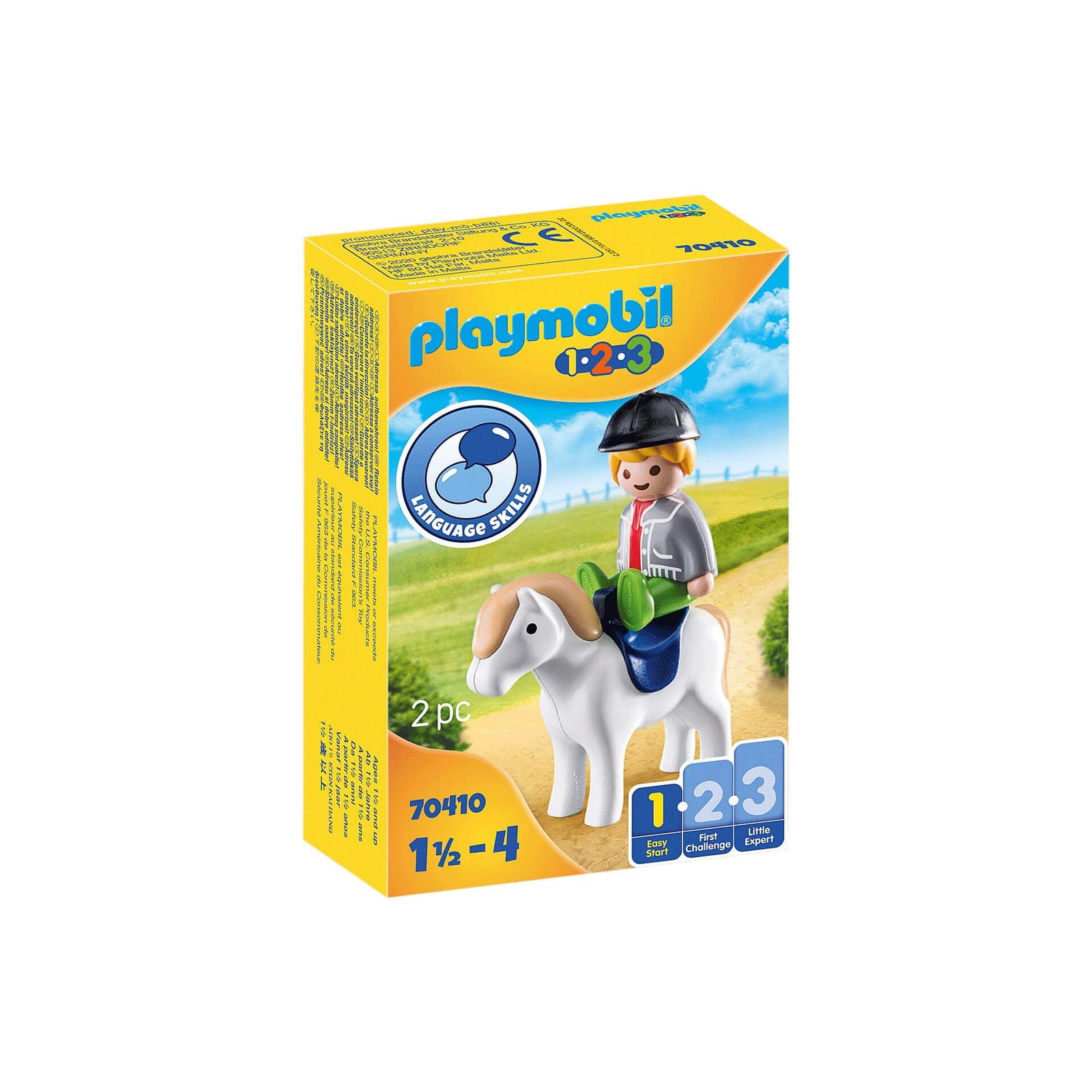 PLAYMOBIL PLAYMOBIL 1.2.3 Boy with Pony (70410)