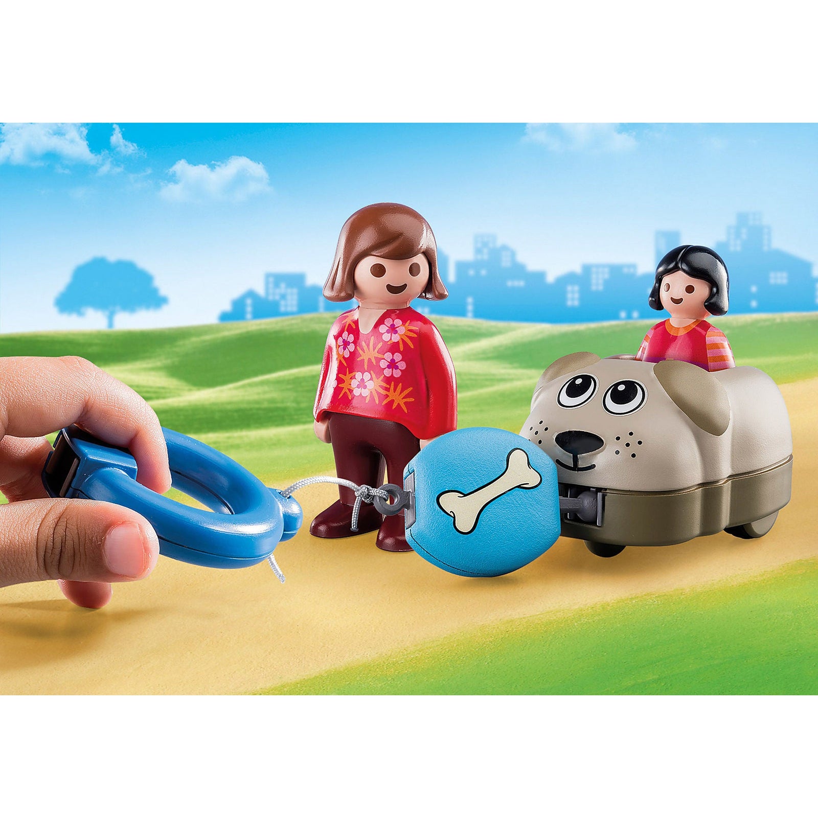 PLAYMOBIL PLAYMOBIL 1.2.3 Dog Train Car (70406)