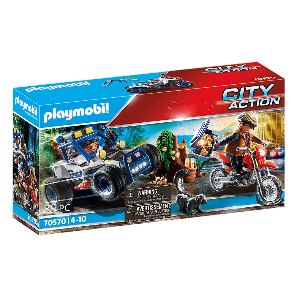 PLAYMOBIL Police Off-Road Car with Jewel Thief (70570)