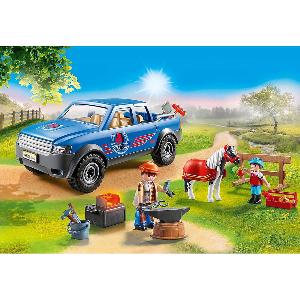 Playmobil Pony Farm Mobile Farrier Playset (70518)