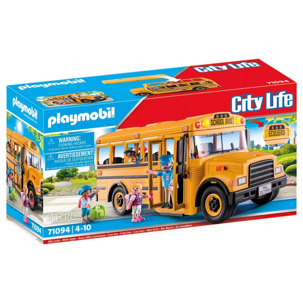 Playmobil School Bus Playset (71094)