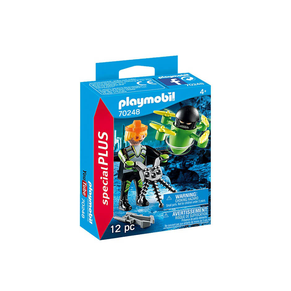 PLAYMOBIL Special Plus Agent with Drone (70248)