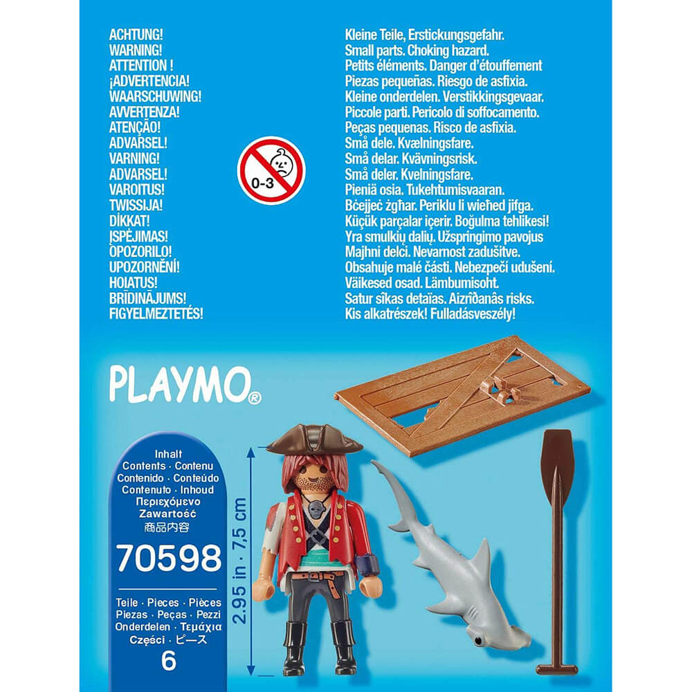 PLAYMOBIL Special Plus Pirate with Raft (70598)