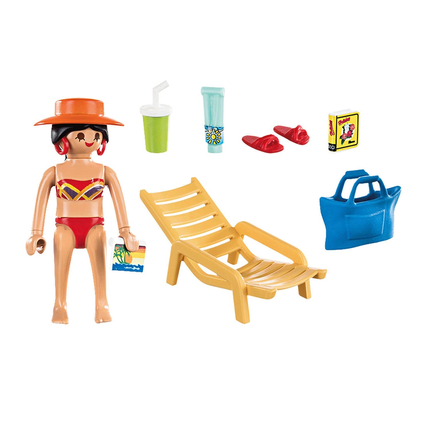 PLAYMOBIL Special Plus Sunbather with Lounge Chair (70300)