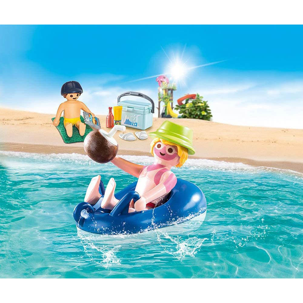 Playmobil Sunburnt Swimmer Water Park Playset (70112)