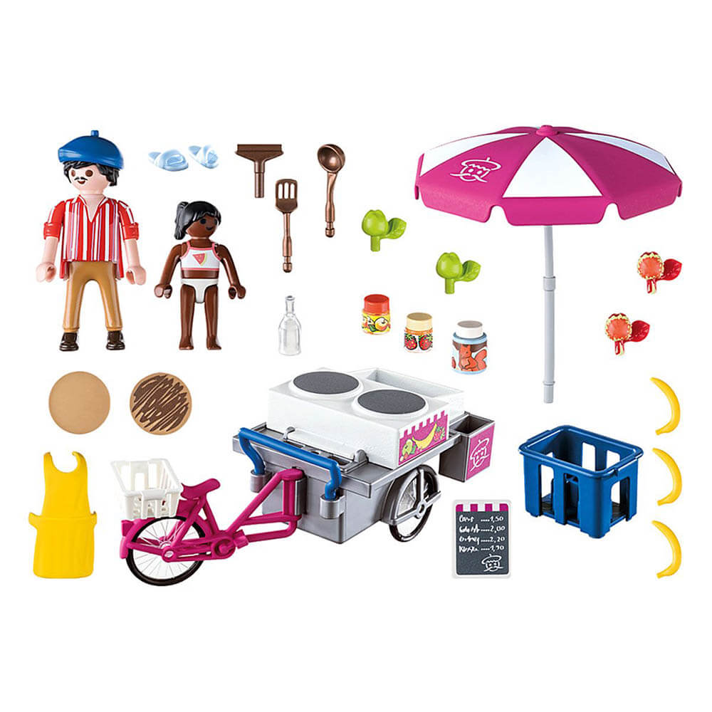 Playmobil Water Park Crêpe Cart Playset (70614)