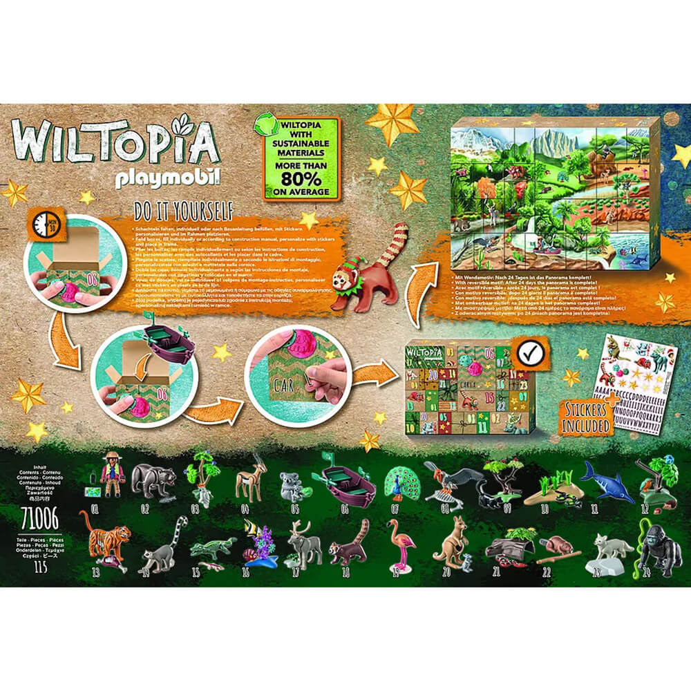 Playmobil Wiltopia DIY Animal Trip around the World Advent Calendar