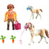 PLAYMOBIL World of Horses Horse with Foal Playset (71243)