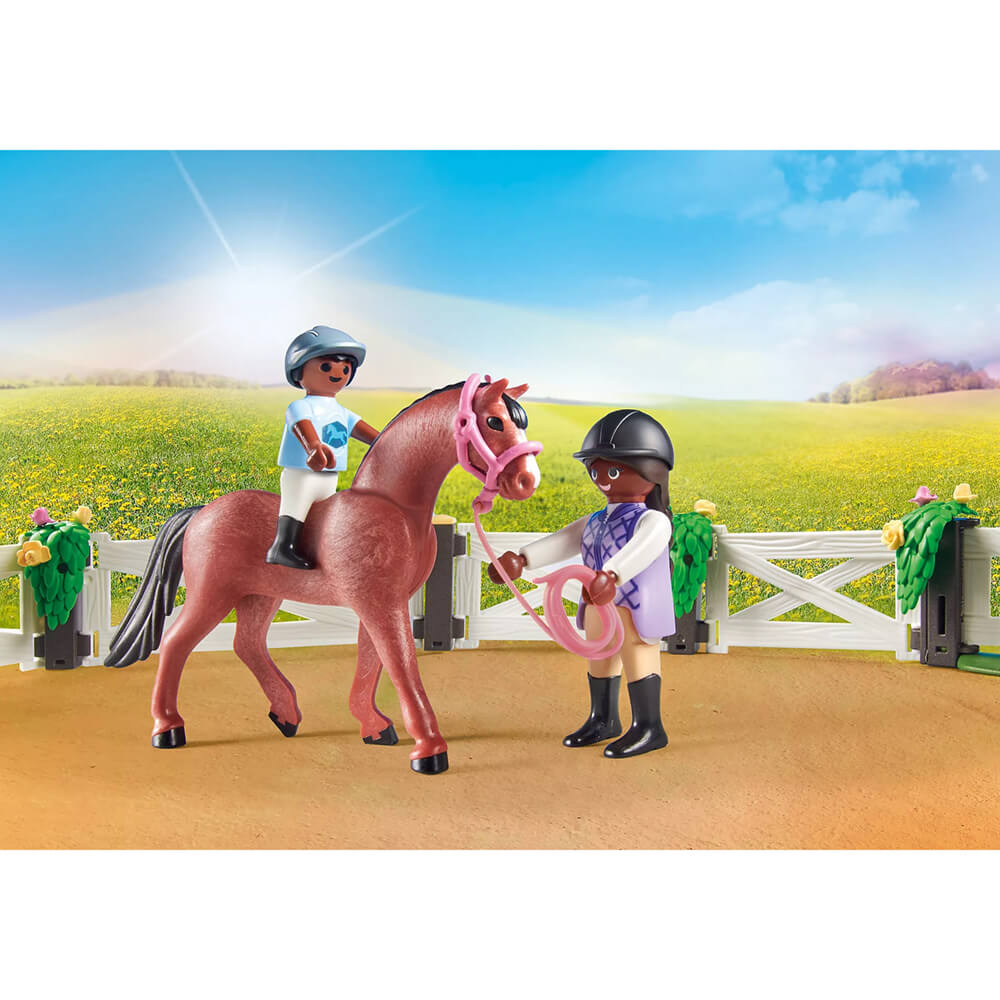 PLAYMOBIL World of Horses Riding Stable Playset (71238)