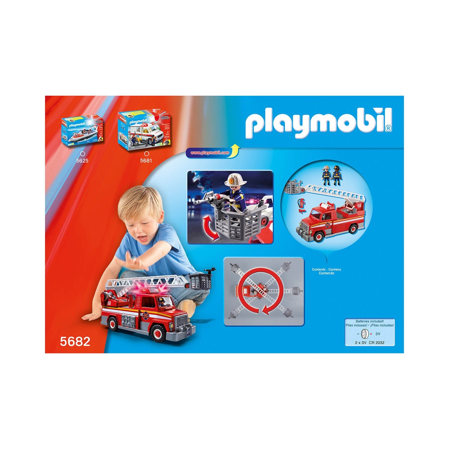 PLAYMOBIL Vehicle Rescue Ladder Unit (5682)