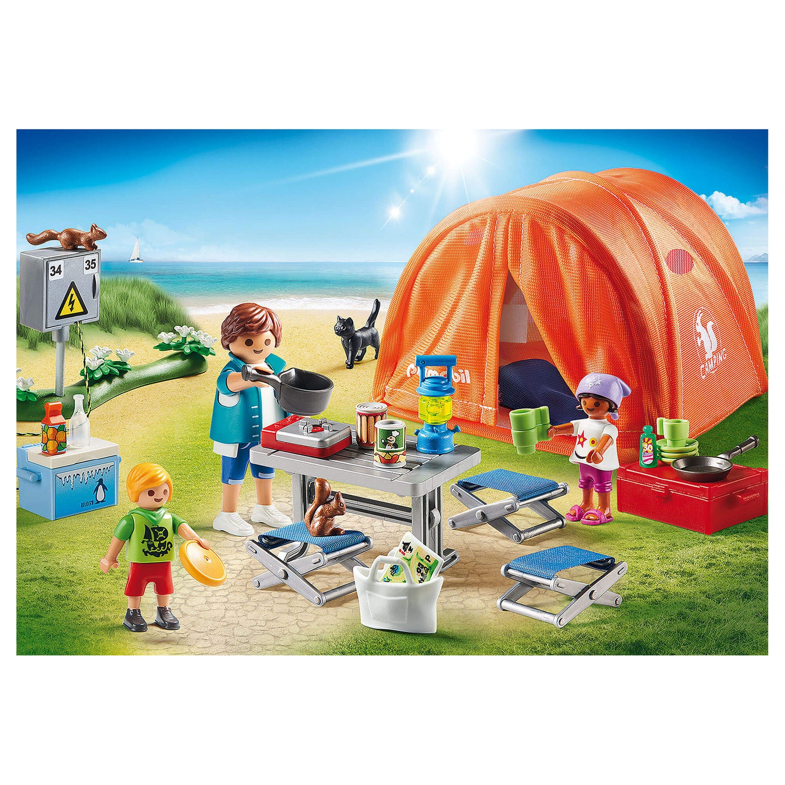 PLAYMOBIL Camping Family Camping Trip (70089)