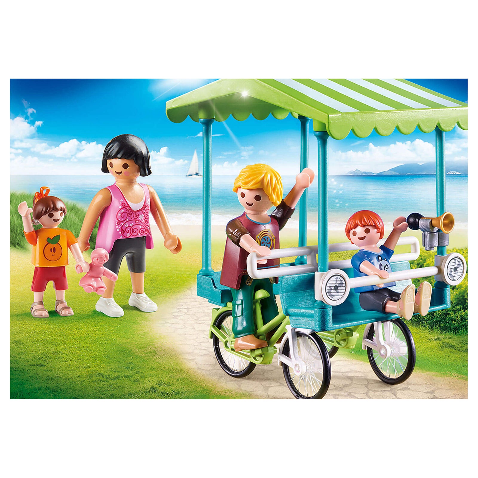 PLAYMOBIL Camping Family Bicycle (70093)