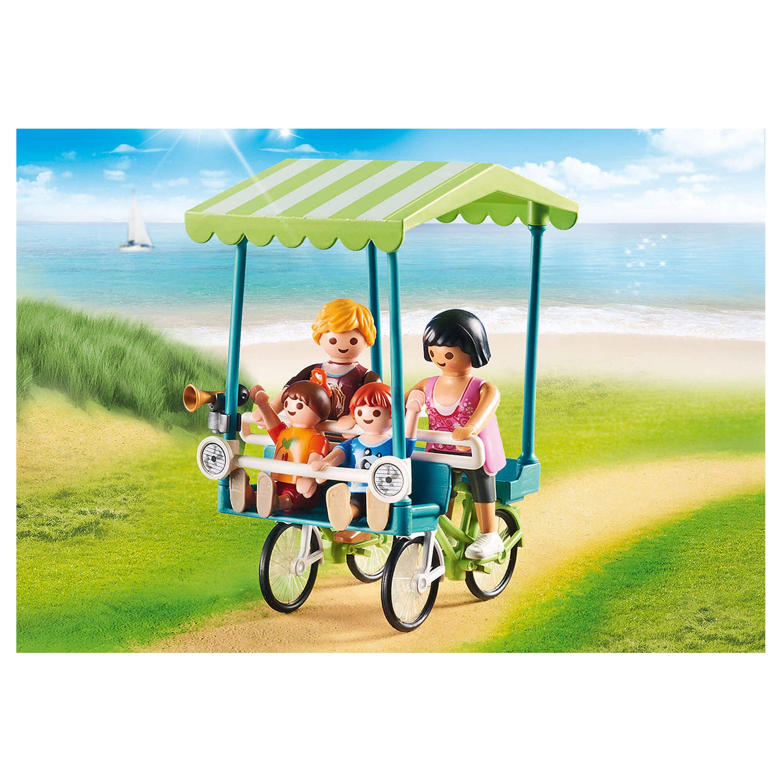 PLAYMOBIL Camping Family Bicycle (70093)