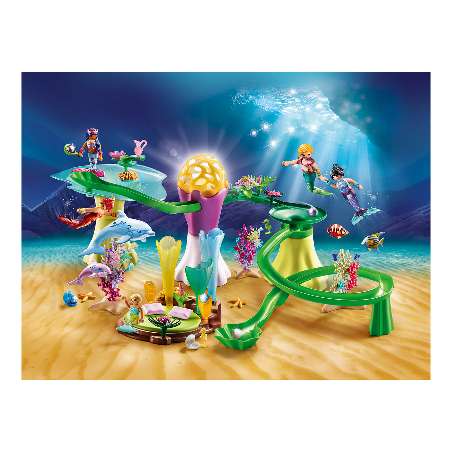 PLAYMOBIL Magical Mermaids Mermaid Cove with Illuminated Dome (70094)