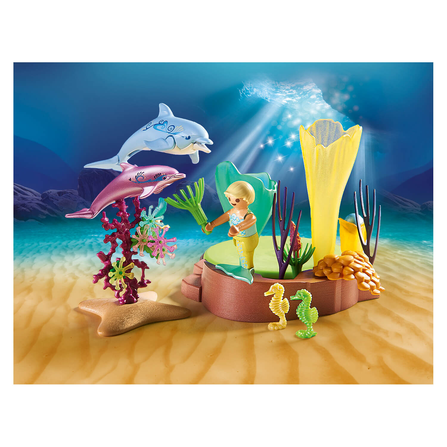 PLAYMOBIL Magical Mermaids Mermaid Cove with Illuminated Dome (70094)