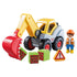 PLAYMOBIL 1.2.3 Shovel Excavator (70125)