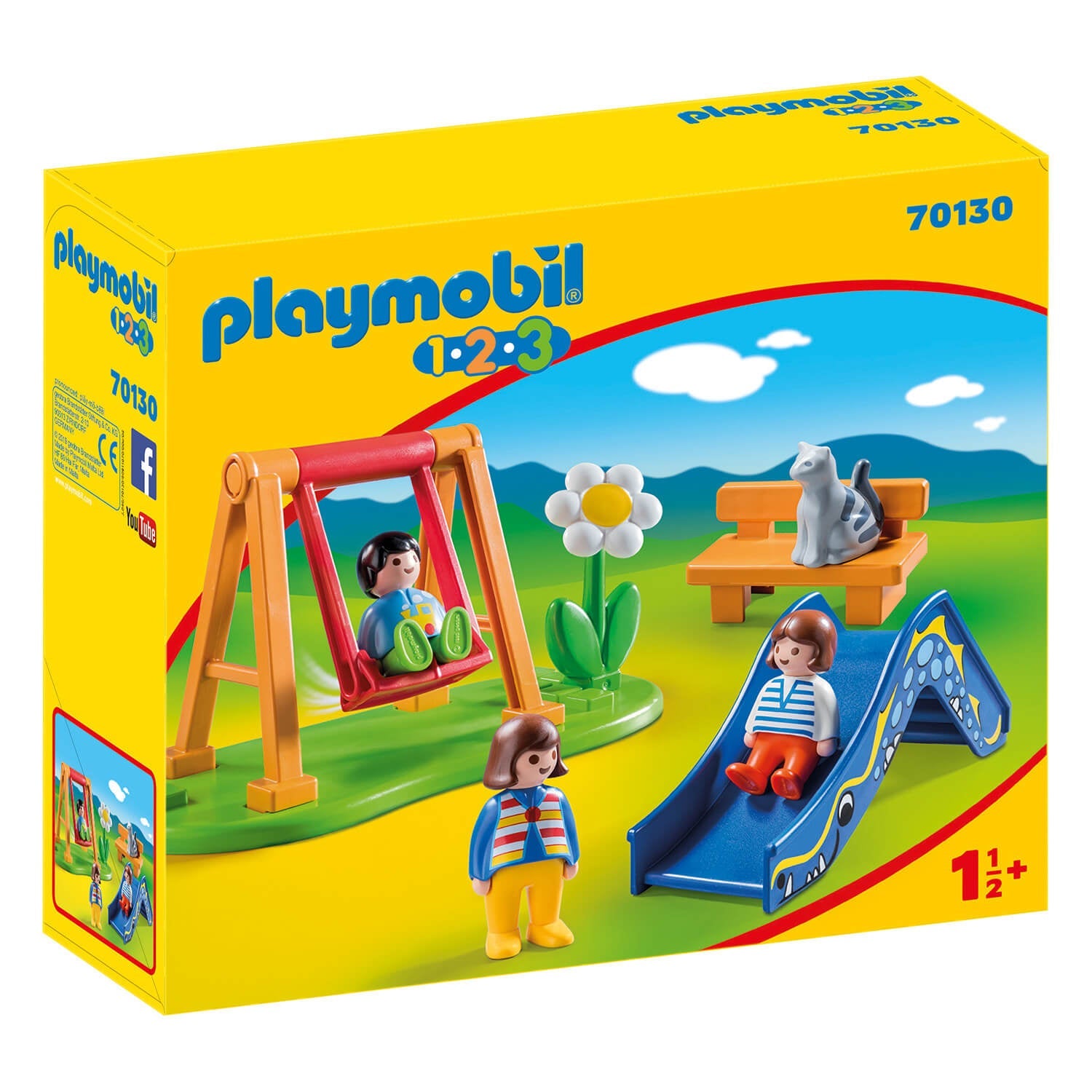 PLAYMOBIL 1.2.3 Children's Playground (70130)