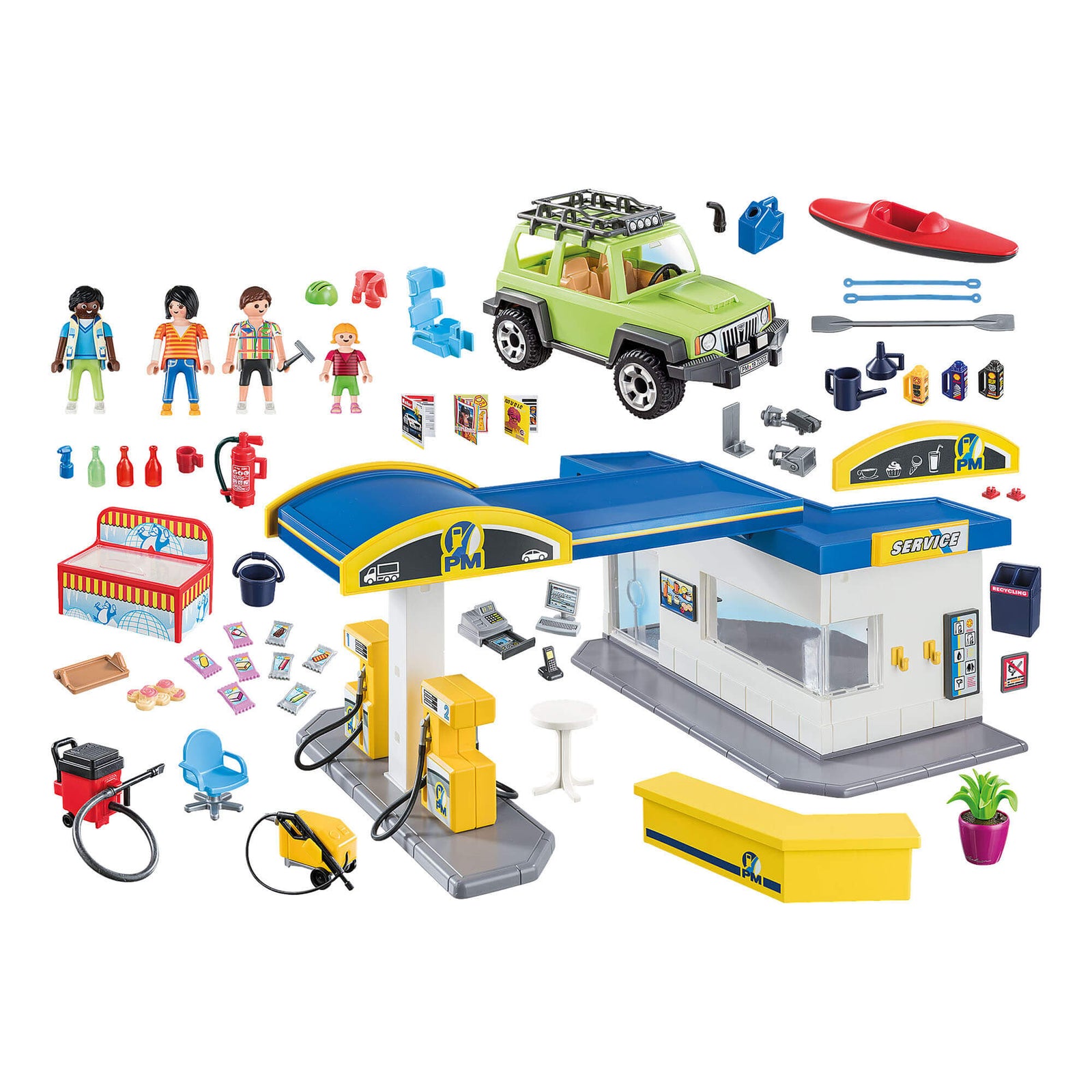 PLAYMOBIL Vehicle World Gas Station (70201)