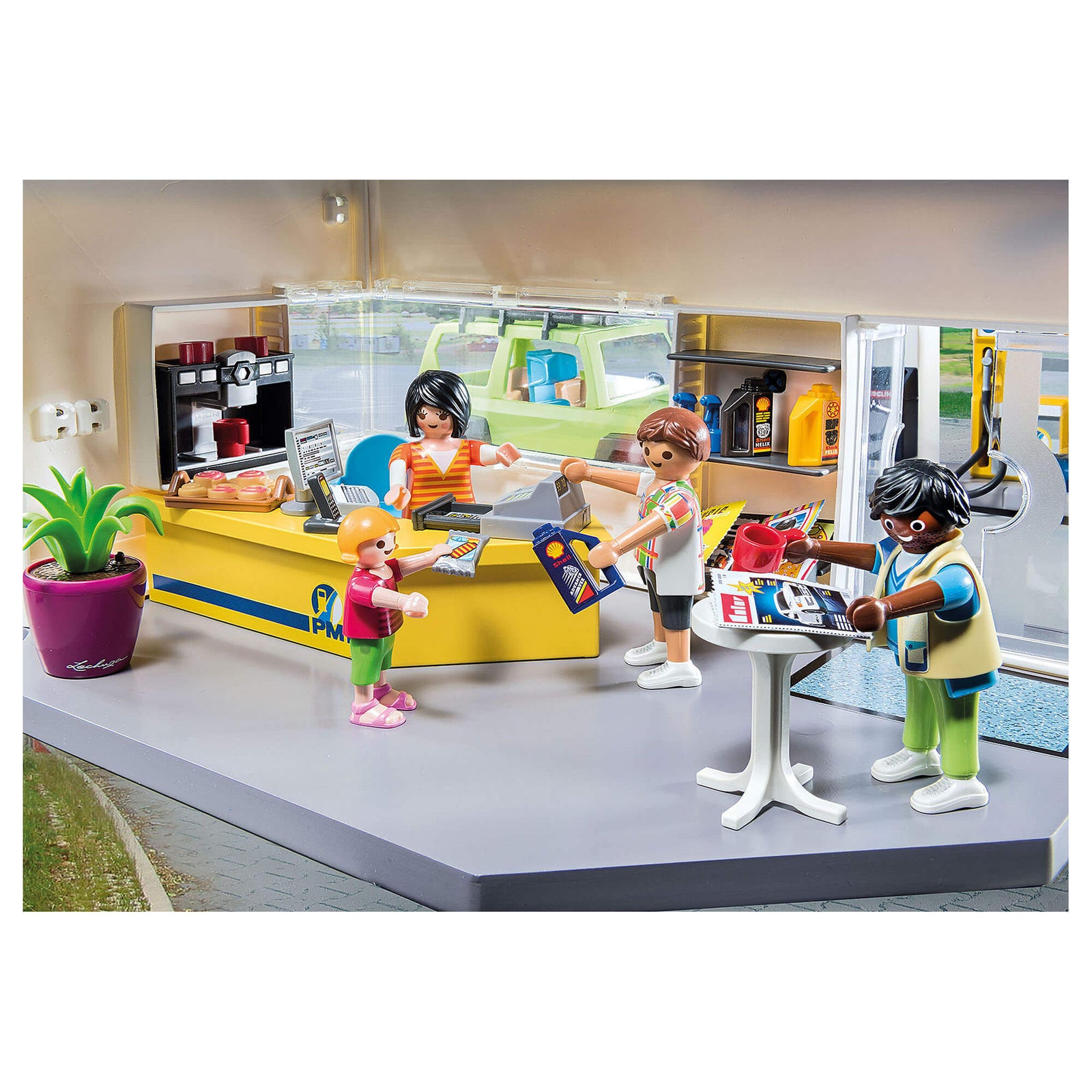 PLAYMOBIL Vehicle World Gas Station (70201)