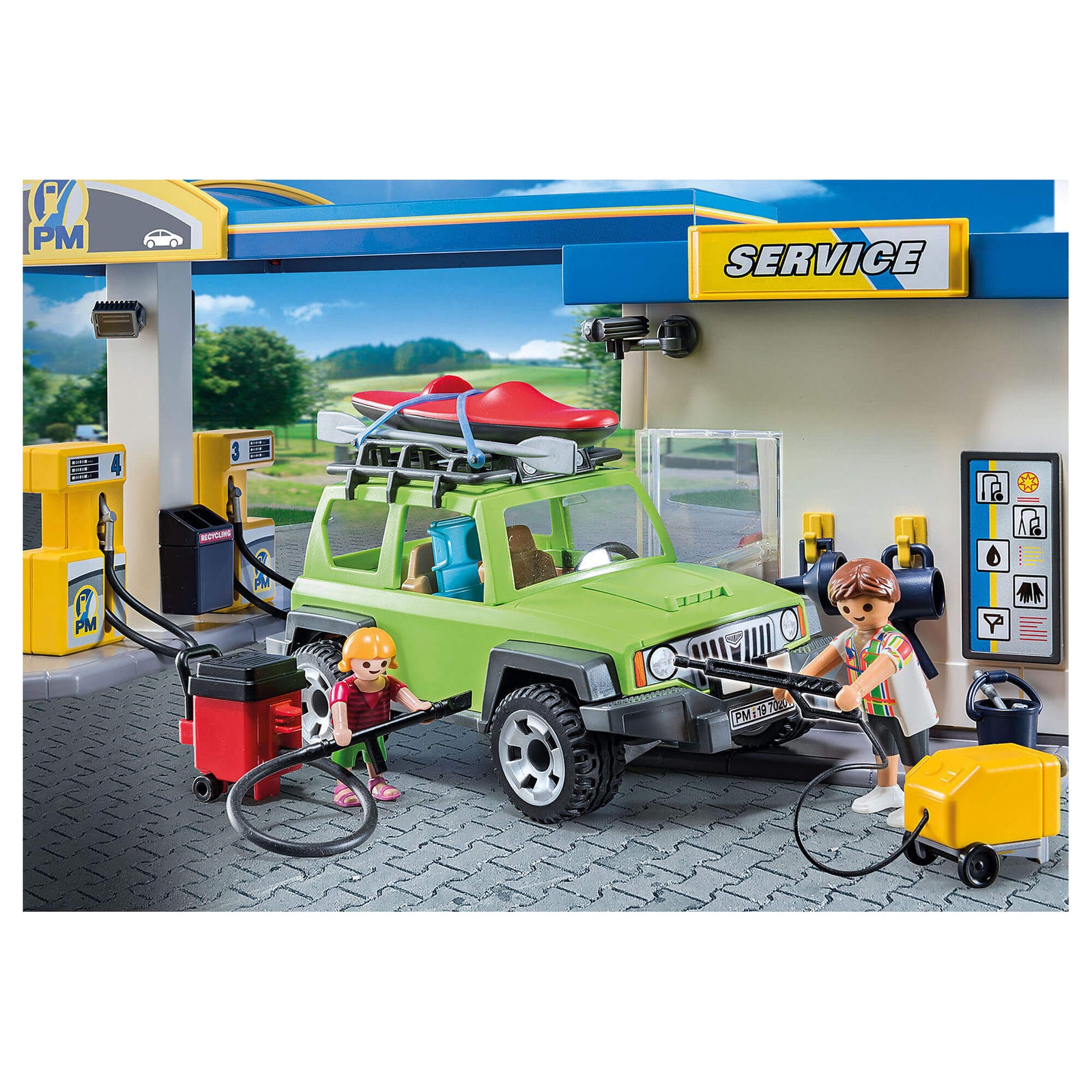 PLAYMOBIL Vehicle World Gas Station (70201)