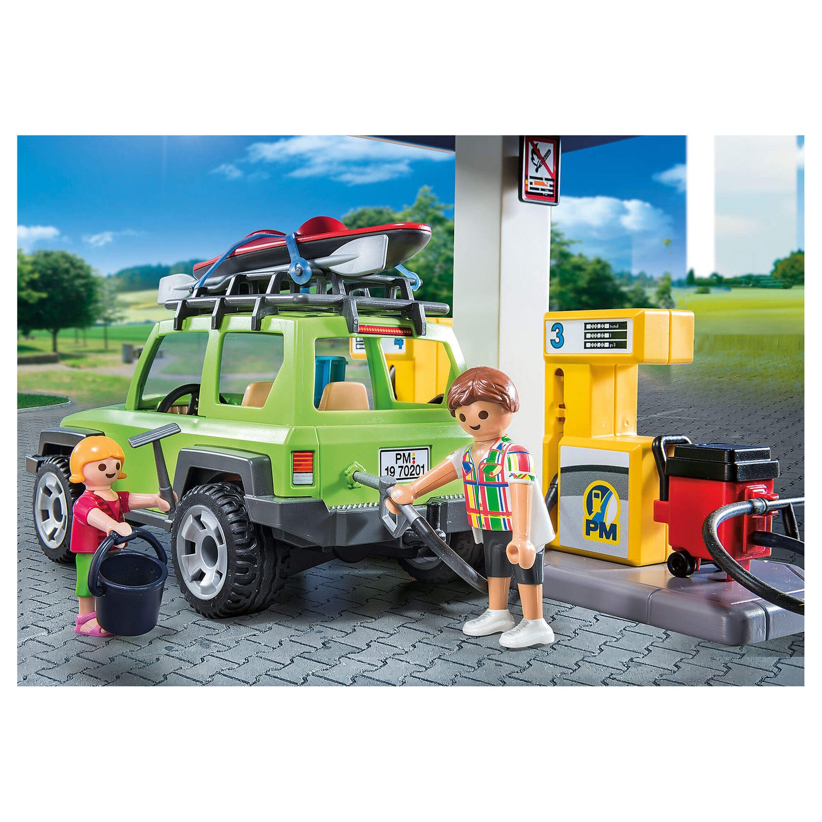 PLAYMOBIL Vehicle World Gas Station (70201)