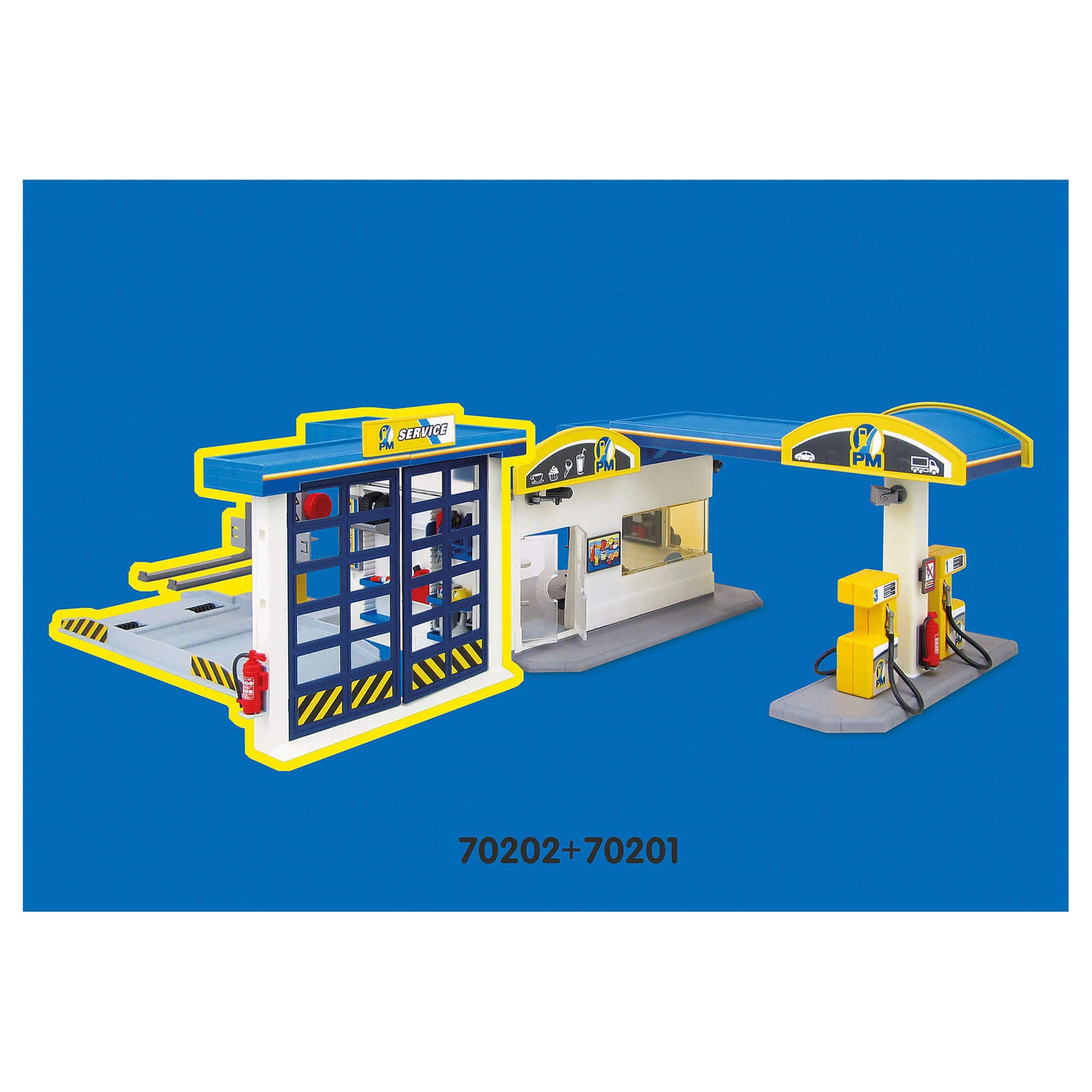 PLAYMOBIL Vehicle World Gas Station (70201)