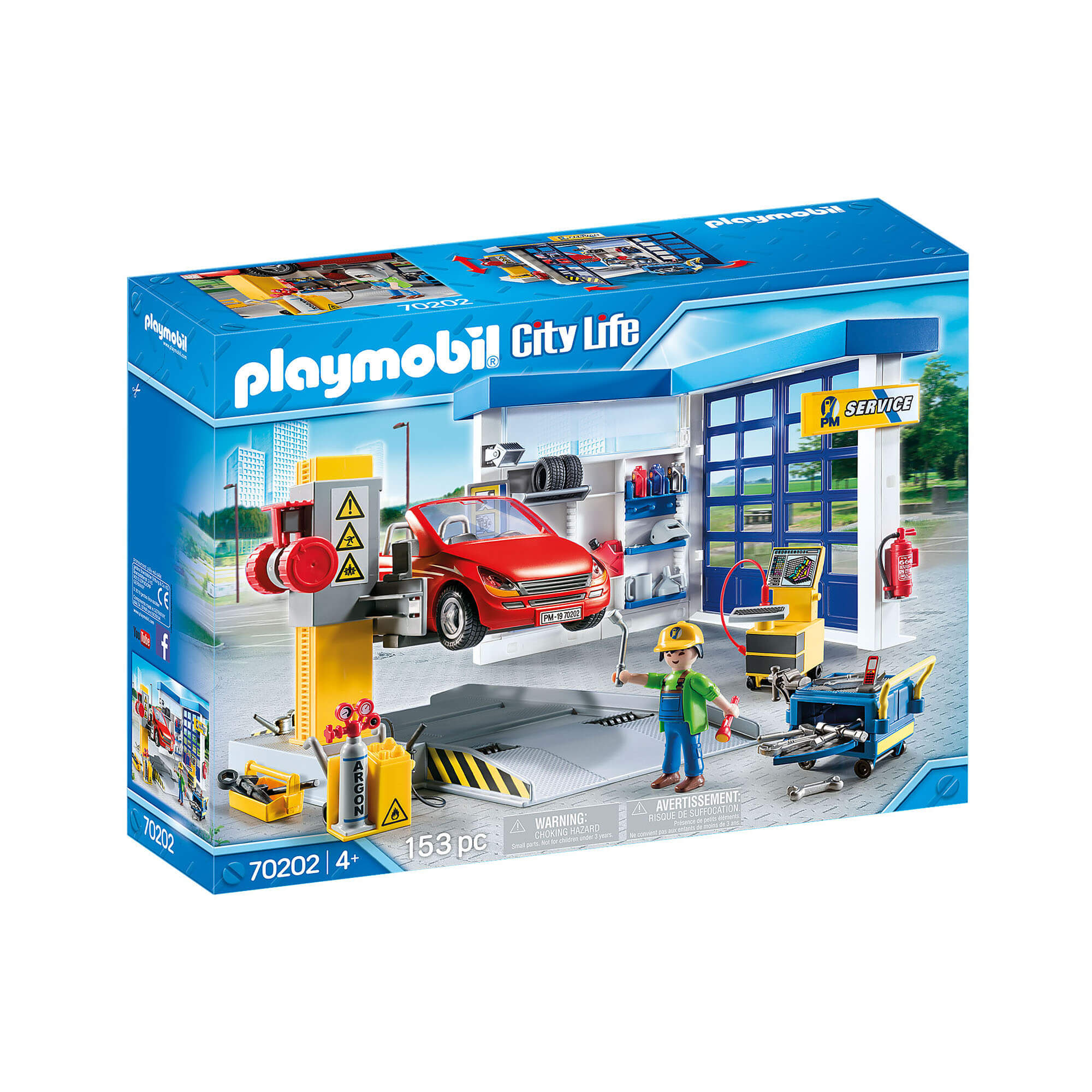 PLAYMOBIL Vehicle World Car Repair Garage (70202)