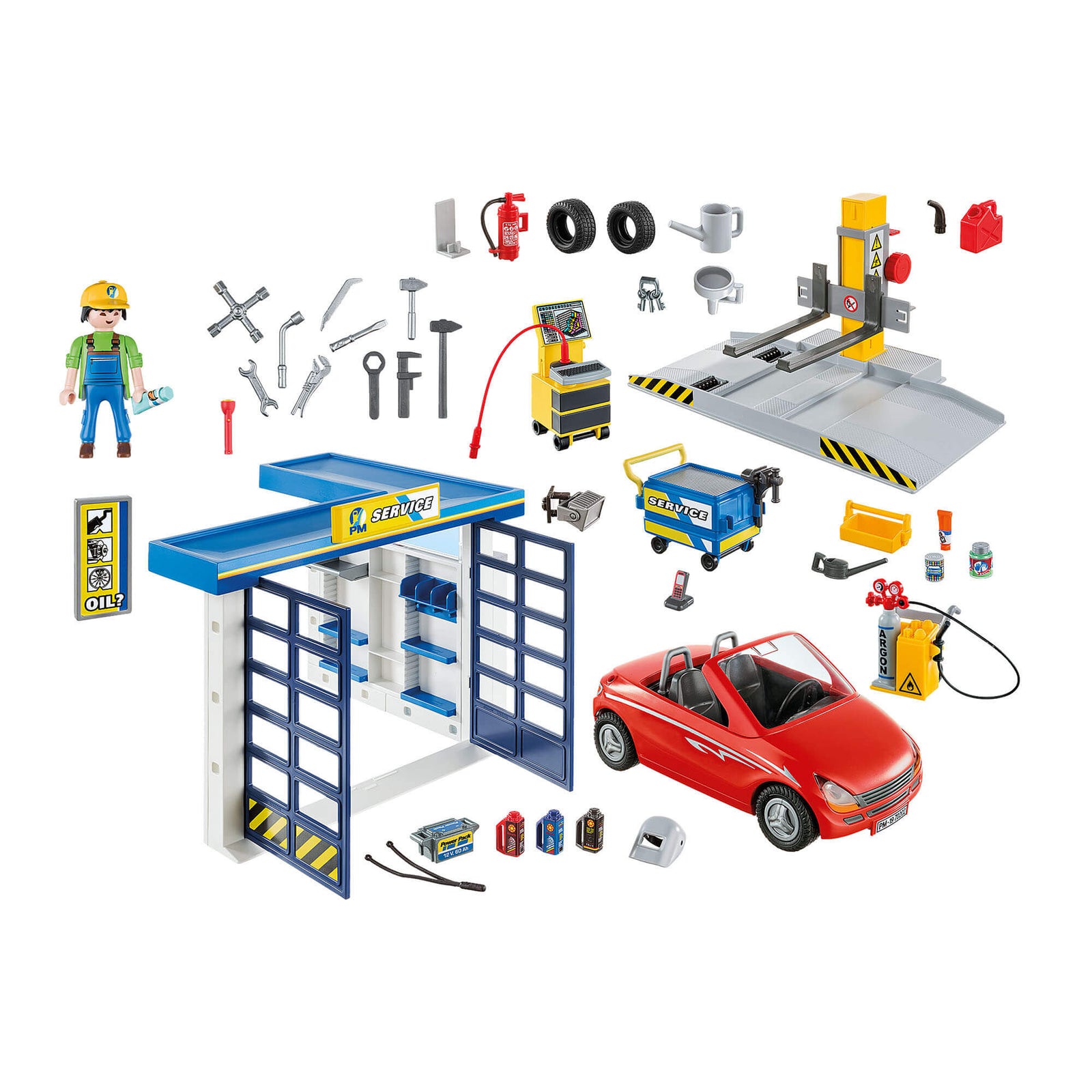 PLAYMOBIL Vehicle World Car Repair Garage (70202)