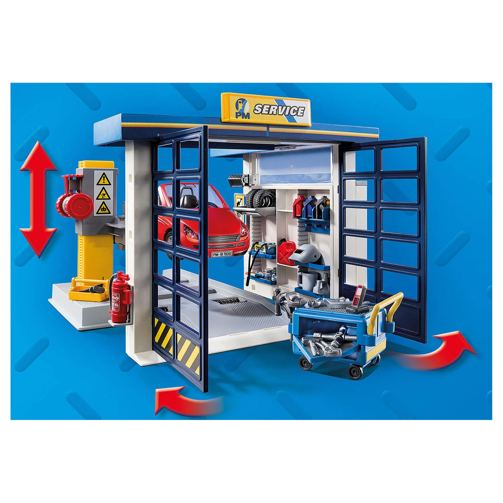 PLAYMOBIL Vehicle World Car Repair Garage (70202)