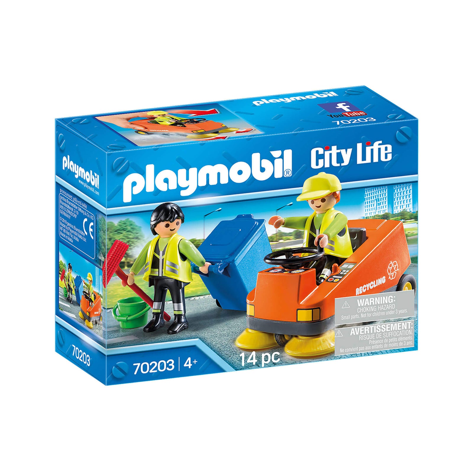 PLAYMOBIL Vehicle World Street Sweeper (70203)