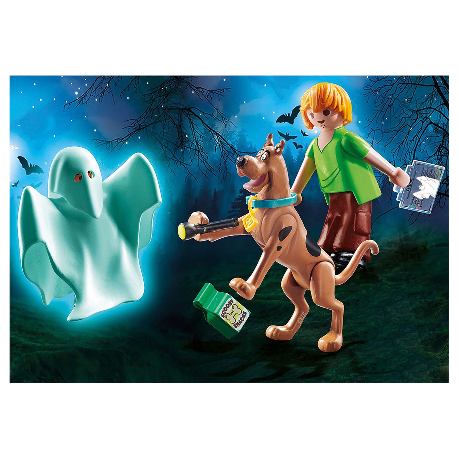 PLAYMOBIL Scooby-Doo! Scooby & Shaggy with Ghost (70287)